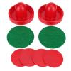 Table Air Hockey Red Pushers and Pucks Set, Plastic Air Hockey Goalies Pushers Pucks Set for Standard Tables (S) view 1