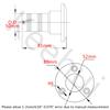 keehui Mirror- Polished 316 SS for 2''(50MM) Marine Boat Yacht Caravan Water Tank Deck Fill/Filler with Keyless Cap view 2