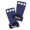 KAYANA 3 Hole Leather Gymnastics Hand Grips - Palm Protection and Wrist Support for Cross Training, Kettlebells, Pull ups, Weightlifting, Chin ups, Workout, & Exercise (Youth Blue, Small) view 2