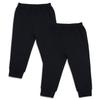 SOBOWO 24 Month Boy Pants Pack Black Baby Boy Pants Toddler Boy Cotton Crawling Bottoms for Newborn Boys Girls Pack of 2 (18-24 Months, Black/Black) view 1