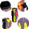 Wanty Neoprene 20 Oz Insulated Water Drink Bottle Cooler Carrier Cover Sleeve Tote Bag Pouch Holder Strap for Climbing Cycling and Running Outdoor Activities (Feather) view 2