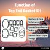 Snowmobile Top End Gasket Kit 09-710196 710196 Compatible with Ski-Doo mula 500 Skandic 500/503R view 4
