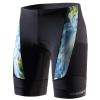 MY KILOMETRE Mens Triathlon Shorts with Adjustable Drawstring Easy Reach Leg Pockets Chamois for Long-Distance Tri Race (Turquoise X-Large) view 1