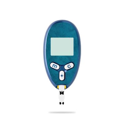 MightySkins Skin Compatible with Abbott Freestyle Lite - Blue Strokes | Protective, Durable, and Unique Vinyl Decal wrap Cover | Easy to Apply, Remove, and Change Styles | Made in The USA