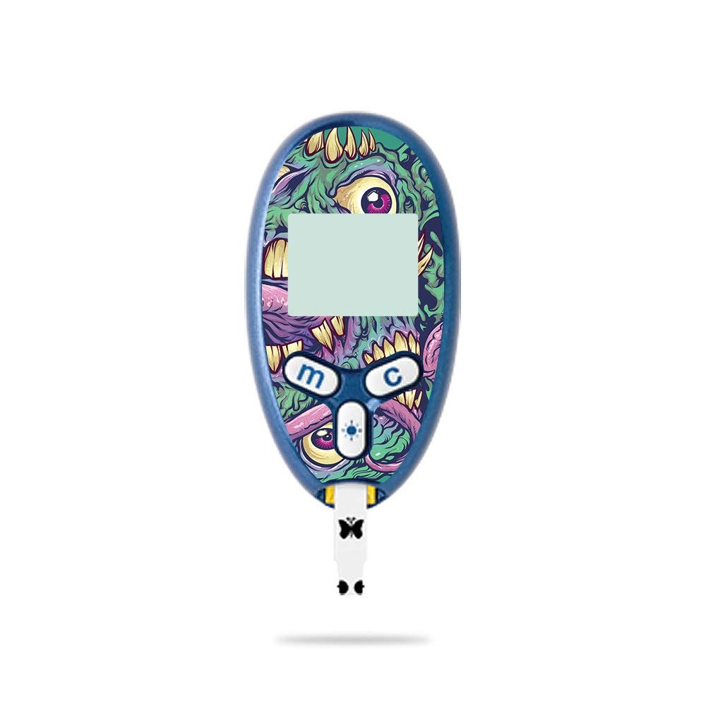 MightySkins Skin Compatible with Abbott Freestyle Lite - Eyes and Teeth | Protective, Durable, and Unique Vinyl Decal wrap Cover | Easy to Apply, Remove, and Change Styles | Made in The USA