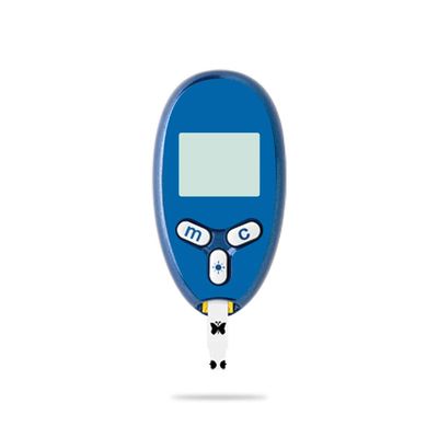 MightySkins Skin Compatible with Abbott Freestyle Lite - Solid Blue | Protective, Durable, and Unique Vinyl Decal wrap Cover | Easy to Apply, Remove, and Change Styles | Made in The USA