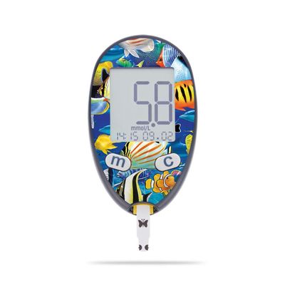 MightySkins Skin Compatible with Abbott Freestyle Freedom Lite - Tropical Fish | Protective, Durable, and Unique Vinyl Decal wrap Cover | Easy to Apply, Remove, and Change Styles | Made in The USA