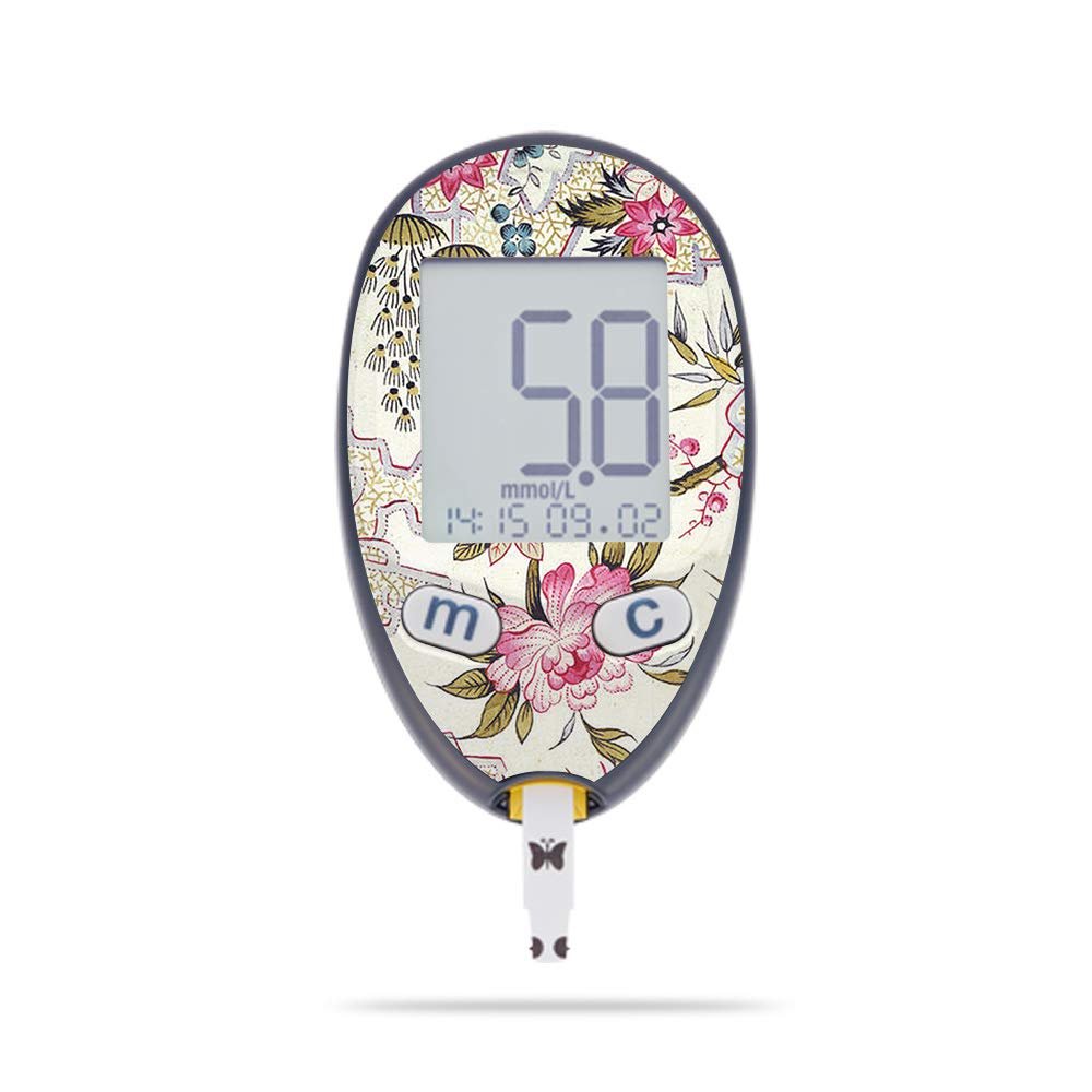 MightySkins Skin Compatible with Abbott Freestyle Freedom Lite - Floral Design | Protective, Durable, and Unique Vinyl Decal wrap Cover | Easy to Apply, Remove, and Change Styles | Made in The USA