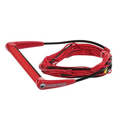 Liquid Force Comp Rope and Handle Combo, Red