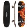 ChromeWheels 31 inch Skateboard Double Kick Skate Board Cruiser Longboard 8 Layer Maple Deck Skateboards for Kids and Beginners view 1