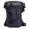 Fekesu Oxford Leg Bag for Men Motorcycle Riding Women's Fanny Pack Outdoor Travel Fishing Hiking Cycling Hip Bags Black view 1