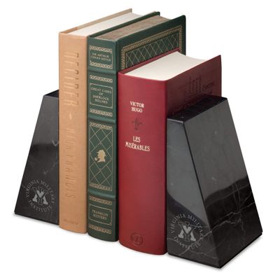 Virginia Military Institute Marble Bookends by M.LaHart