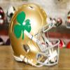 Riddell NCAA Notre Dame Fighting Irish Helmet Full Size AuthenticHelmet Authentic Full Size Speed Style 2016 Shamrock, Team Colors, One Size