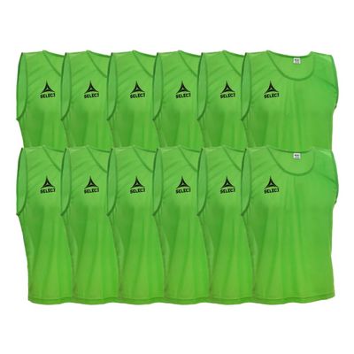 SELECT 2019 Scrimmage Vest (Pack of 12), Youth, Green