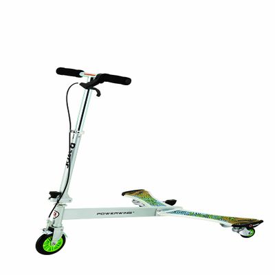Razor PowerWing DLX - Blue Swirl Adjustable Handlebar Scooter for Ages 6 and Up