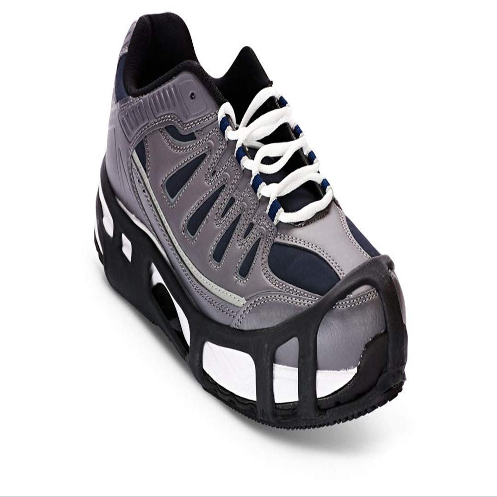 STABILicers Grippers Indoor Anti-Slip Job Safety Traction Slip-Ons, Black, Medium