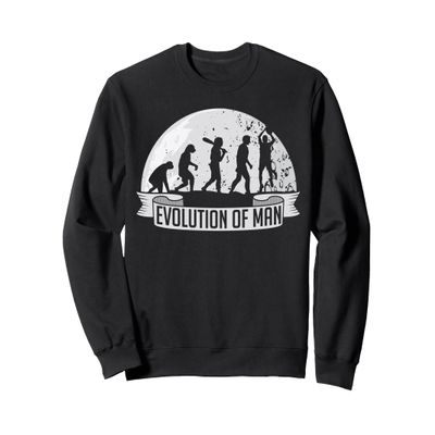 Basketball Player Men Evolution Basketball Sweatshirt