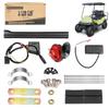 10L0L Golf Cart Turn Signal Kit with Horn Button, Blinker Switch, Brake Light Pad Switch, Only Fits Light Kit with 9-Pin Plug Upgrade Wiring Harness - 12V Operation view 1