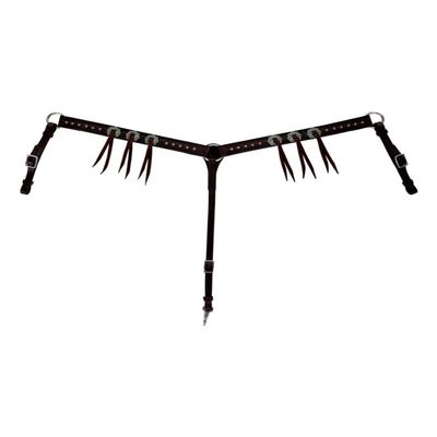 Circle Y 1 1/2in Choco Tool Straight Breast Collar