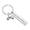 PLITI Dirt Bike Rider Gifts Dirt Bike Boyfriend Keyring Keep Calm and Ride On Dirtbike Rider Keychains view 1