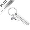 PLITI Dirt Bike Rider Gifts Dirt Bike Boyfriend Keyring Keep Calm and Ride On Dirtbike Rider Keychains view 2