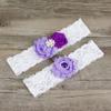 Sexy Bridal Garter for Wedding Leg Garter Set Lace Pink Garters for Bride 2019 view 3