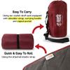 BRAWNTIDE Large Outdoor Waterproof Blanket - Quilted, Extra Thick Fleece, Warm, Windproof, Ideal Stadium Blanket, Camping Blanket, Great for Beaches, Festivals, Parks, Grass, Yoga, Pets, Dogs (Wine) view 4