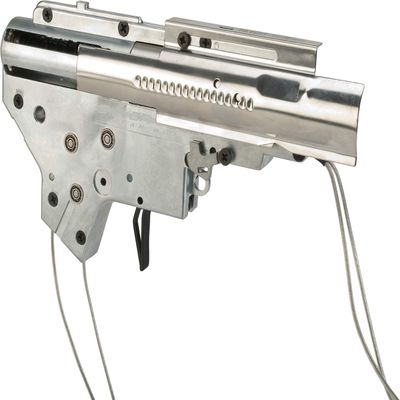 Evike - APS Silver Edge 8mm Ver.2 AEG Airsoft Gearbox (Type: Rear Wired)