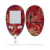 MightySkins Skin Compatible with Abbott Freestyle Freedom Lite - Crimson Marble | Protective, Durable, and Unique Vinyl Decal wrap Cover | Easy to Apply, Remove, and Change Styles | Made in The USA view 2