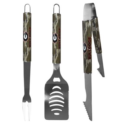 NCAA Siskiyou Sports Fan Shop Georgia Bulldogs BBQ Set w/Mossy Oak Camo 3 piece Green