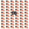 24 Pack American Flag Lapel Pins -USA Metal Enamel Waving Flag Pins US Patriotic Badge view 1