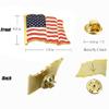 24 Pack American Flag Lapel Pins -USA Metal Enamel Waving Flag Pins US Patriotic Badge view 2