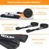 WONITAGO Soft Roof Rack Pads with Two 15 Ft Tie Down Straps for Surfboard, SUP Paddleboard, Snowboard, 28 (Pair) Black view 2