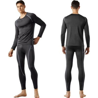 FITEXTREME MAXHEAT Mens Thermal Underwear Long Johns Set with Fleece Lined Grey XXL