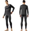FITEXTREME MAXHEAT Mens Thermal Underwear Long Johns Set with Fleece Lined Grey XXL view 1