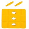 Klapp Six Pcs Plastic Wicket Set with Cover,Black and Yellow view 4