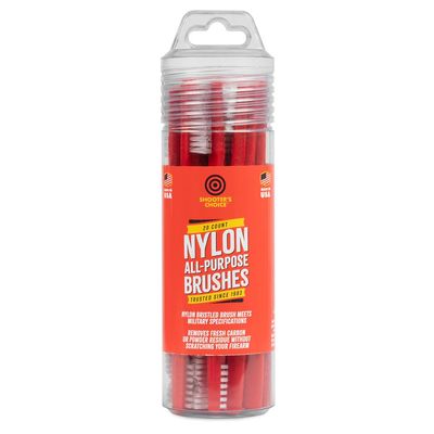 Shooter's Choice 20 Pack All Purpose Brushes, Red