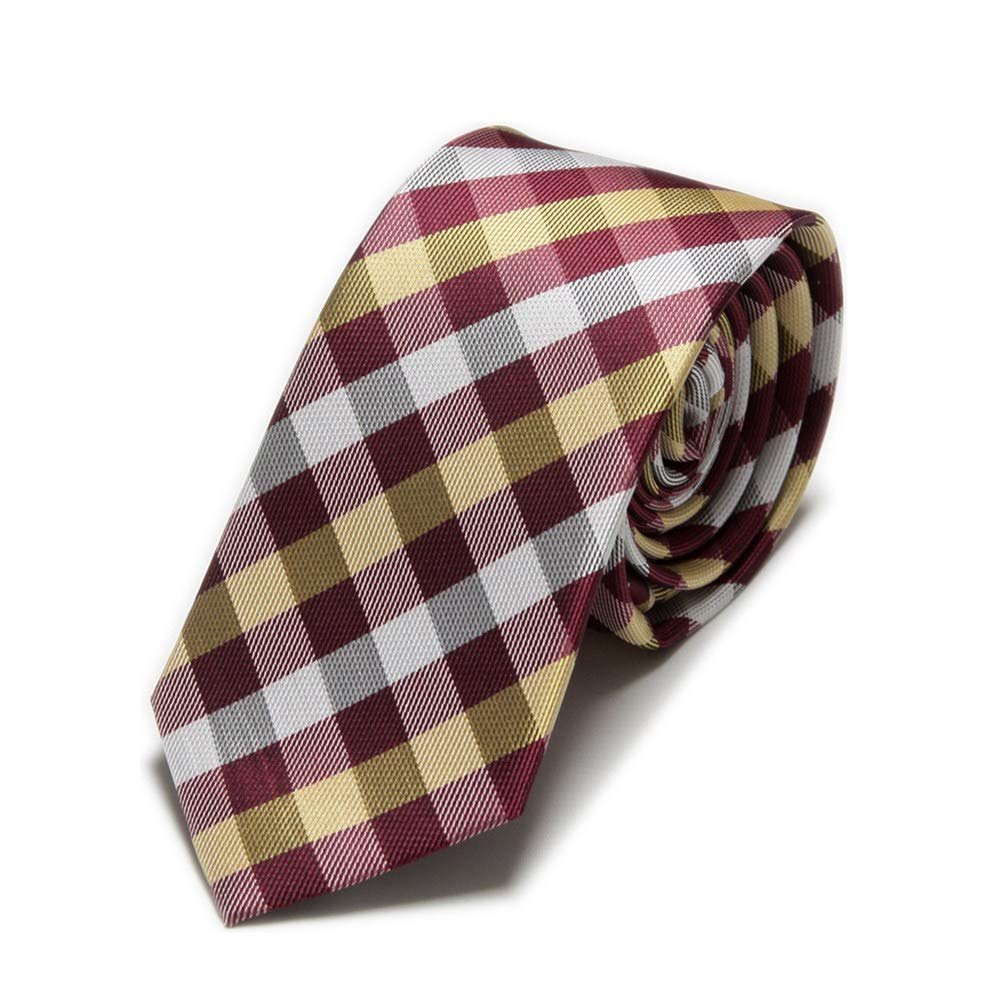 Men's Squared Ties Traditional Lattice In Style Necktie Gentleman's Neckwear (A9)