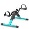 Folding Pedal Exerciser, Mini Exercise Bike Under Desk Bike Foot Pedal Exerciser, Foot Hand Cycle Portable Peddler Machine Bicycle Exerciser Arm Leg Exerciser While Sitting view 1
