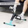 Folding Pedal Exerciser, Mini Exercise Bike Under Desk Bike Foot Pedal Exerciser, Foot Hand Cycle Portable Peddler Machine Bicycle Exerciser Arm Leg Exerciser While Sitting view 3