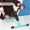 Folding Pedal Exerciser, Mini Exercise Bike Under Desk Bike Foot Pedal Exerciser, Foot Hand Cycle Portable Peddler Machine Bicycle Exerciser Arm Leg Exerciser While Sitting view 4