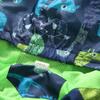 Banibear Toddler Boys Cute Dinosaur Lightweight Zip Hooded Jacket Coat Casual Windproof Windbreakers, Green, Size 3T = Tag 110 view 2