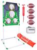 GoSports Red Zone Challenge Football Toss Game - Includes Target, 4 Footballs, Scoreboard and Case view 1