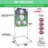 GoSports Red Zone Challenge Football Toss Game - Includes Target, 4 Footballs, Scoreboard and Case view 2
