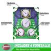 GoSports Red Zone Challenge Football Toss Game - Includes Target, 4 Footballs, Scoreboard and Case view 4