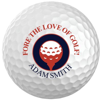 Infusion Personalized Logo Golf Balls - Custom Monogrammed (12 Balls)