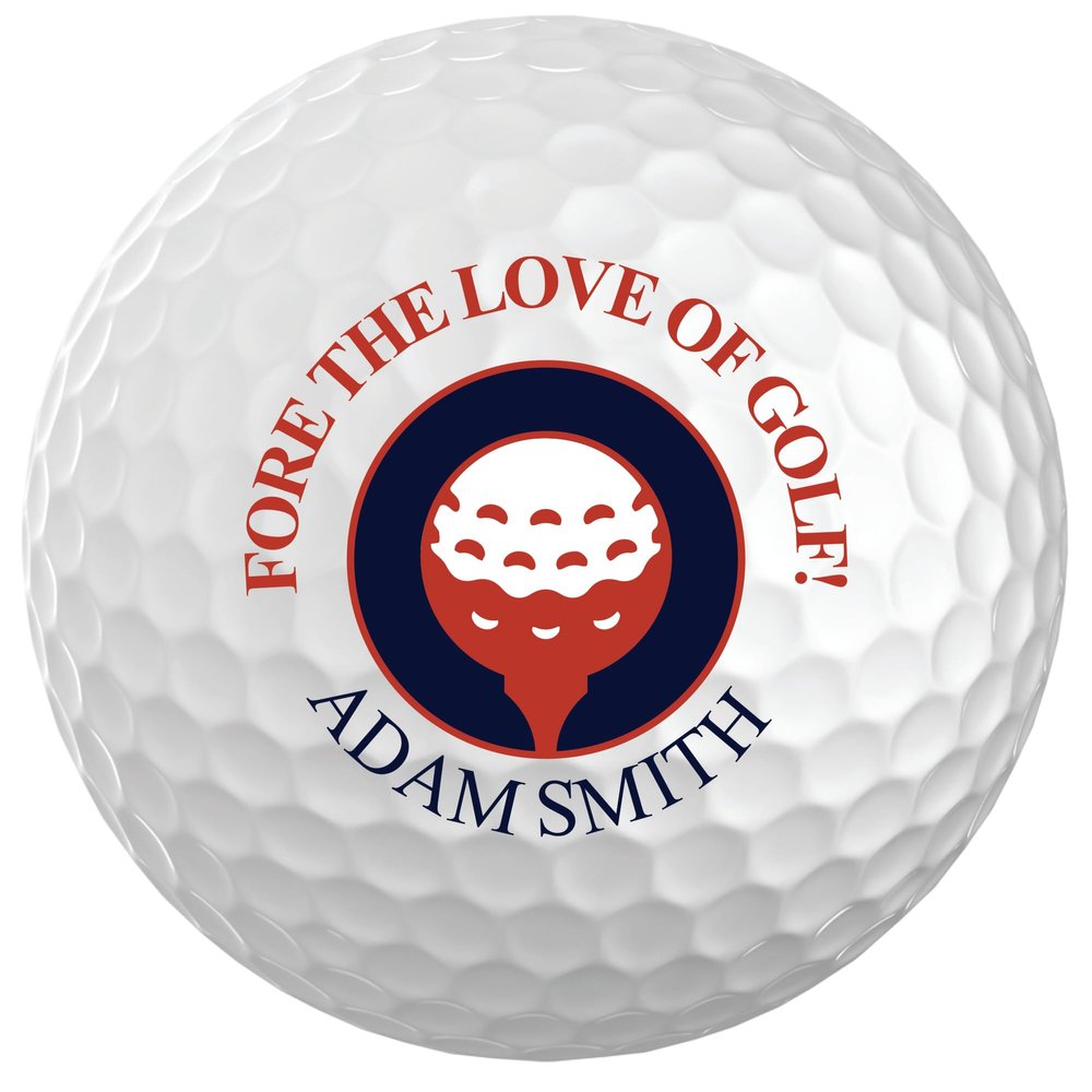 Infusion Personalized Logo Golf Balls - Custom Monogrammed (12 Balls)