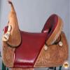 HILASON Western Horse Treeless Trail Barrel American Leather Saddle| Saddle | for Horses view 2