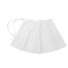 YONGHS Kids Girls Ballet Dance Chiffon Pull-On Wrap Skirts with Waist Tie Classic Basic Active Gymnastic Dancewear White 4-6 view 3