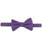 Alfani Mens Geometric Self-tied Bow Tie, Purple, One Size view 1